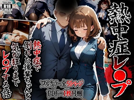 【漫画完全DL】d_715388 | 熱中症で倒れた後輩ちゃんをレ〇プする話 | ばななメモリアル(フェラ)